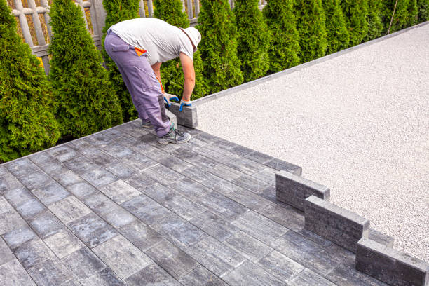 Permeable Paver Driveway in Mansfield Center, MA